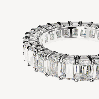 East-West Gold Diamond Eternity Ring