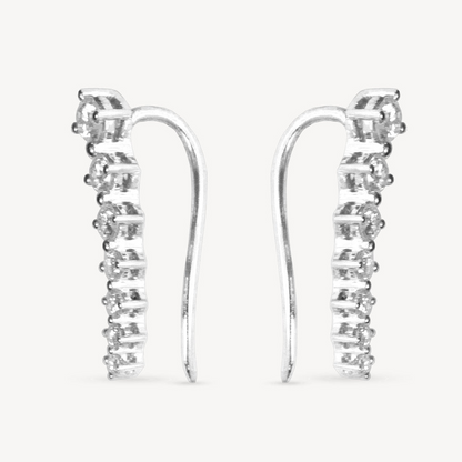 Imara Gold Diamond Climber Earrings