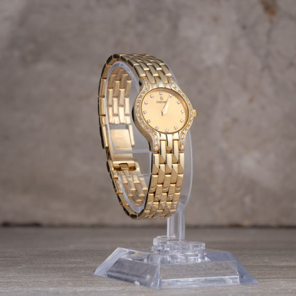 Concord Les Palais Ref 29-62-264 14k Gold & Diamond Bezel Watch